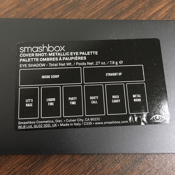 NIB Smashbox Cover Shot Eye Palette - Metallic - Picture 4 of 6
